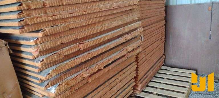 QTY (8) STACKS OF DUCT BOARD INSULATION