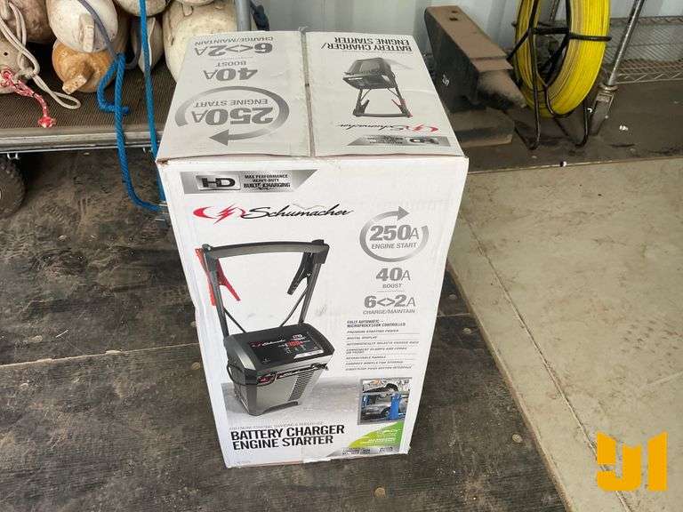 UNUSED SCHUMACHER HD MAX PERFORMANCE HEAVY-DUTY  BATTERY CHARGER/ ENGINE STARTER