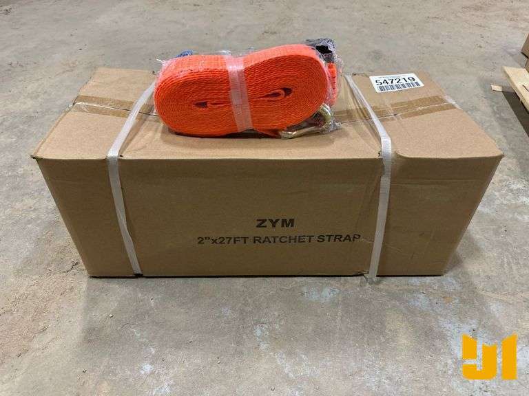 QTY OF 11 UNUSED ZYM SK003 RATCHET STRAPS