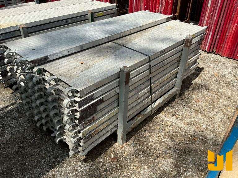 (19) 7’ X 19” ALUMINUM SCAFFOLD PLATFORMS