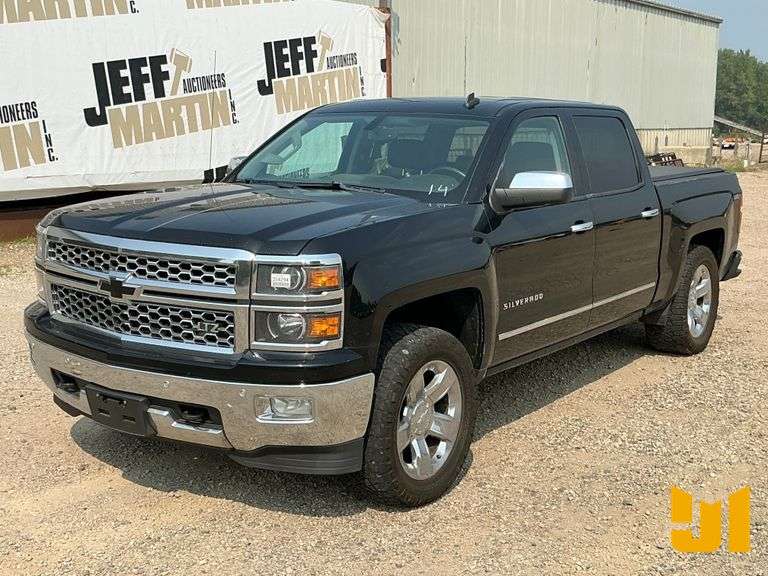 2014 CHEVROLET SILVERADO LTZ CREW CAB 4X4 PICKUP VIN: 3GCUKSEC9EG461551