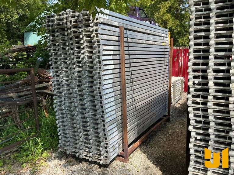 (64) 10’ X 19” ALUMINUM SCAFFOLD PLATFORMS