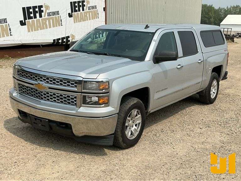 2014 CHEVROLET SILVERADO LT CREW CAB 4X4 PICKUP VIN: 3GCUKREC8EG148497