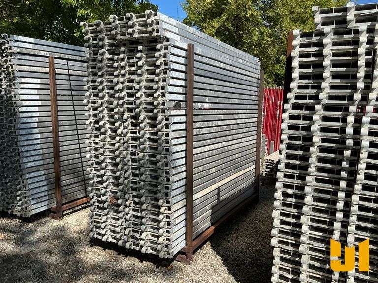 (64) 10’ X 19” ALUMINUM SCAFFOLD PLATFORMS