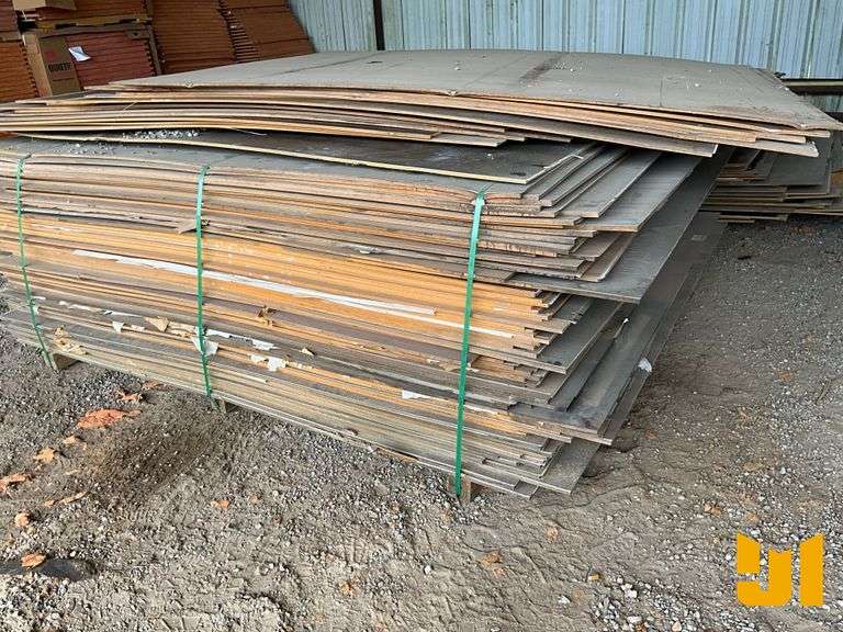 QTY (2) STACKS OF MFD FLOORING