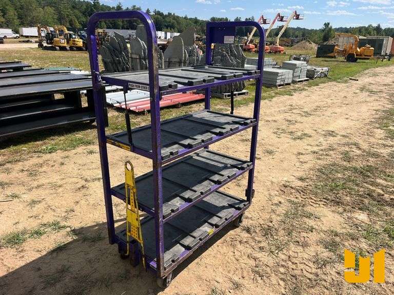 4 SHELF ROLLING CART