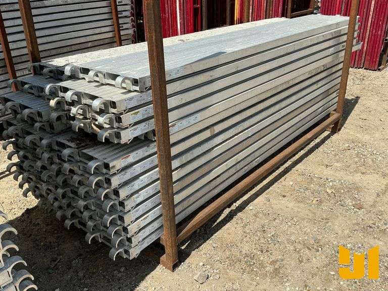 (25) 10’ X 19” ALUMINUM SCAFFOLD PLATFORMS