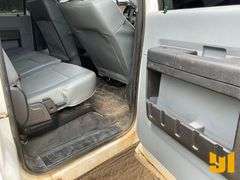 2016 FORD F250XL SD SINGLE AXLE CREW CAB 4X4 FLATBED TRUCK VIN: 1FT7W2B67GEA39403