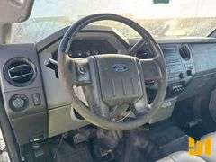 2012 FORD F-450 SINGLE AXLE REGULAR CAB FLATBED TRUCK VIN: 1FDUF4GY1CEB79462