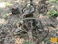 VINTAGE HORSE DRAWN STALK CUTTER