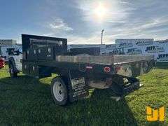 2012 FORD F-450 SINGLE AXLE REGULAR CAB FLATBED TRUCK VIN: 1FDUF4GY1CEB79462