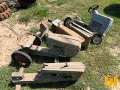 QTY OF 5 PEDAL CAR TOYS, MISSING PARTS