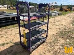 4 SHELF ROLLING CART