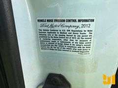 2012 FORD F-450 SINGLE AXLE REGULAR CAB FLATBED TRUCK VIN: 1FDUF4GY1CEB79462