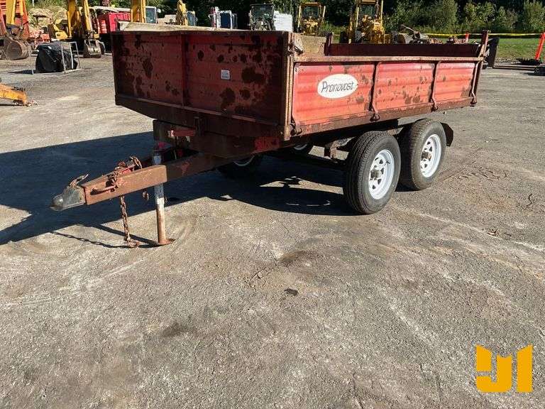 PRONOVOST P-50711/4E DUMP TRAILER 6'X8'