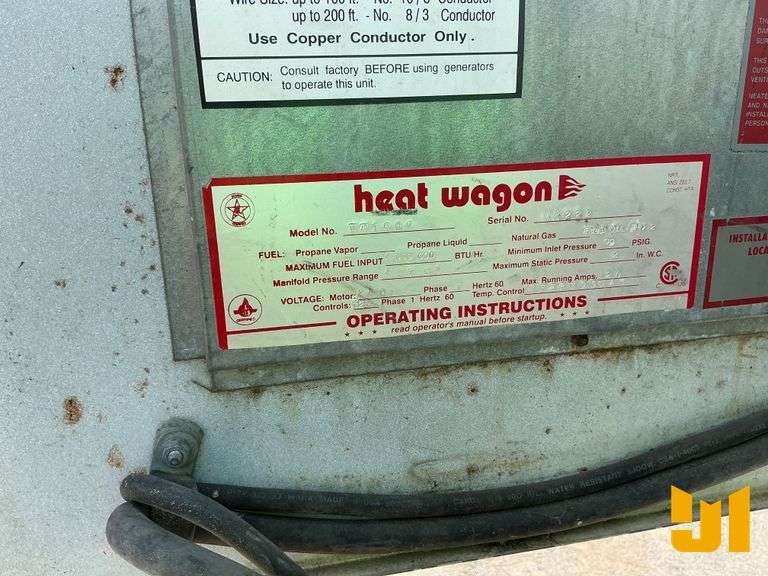 HEAT WAGON VF1000 SN: M3222 GROUND HEATER