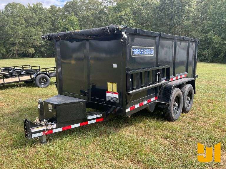 UNUSED 2026 TRIPLE CROWN TRAILERS, INC TRIPLE CROWN TRAILERS, INC DUMP TRAILER 6'X12' VIN: 1XNBD1224