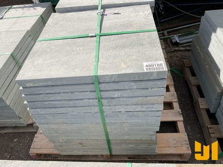 PALLET OF BLUE STONE PAVERS