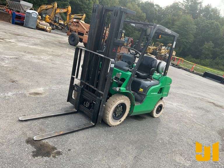 MITSUBISHI FG25N 4500 CUSHION TIRE FORKLIFT SN: AF17D41477