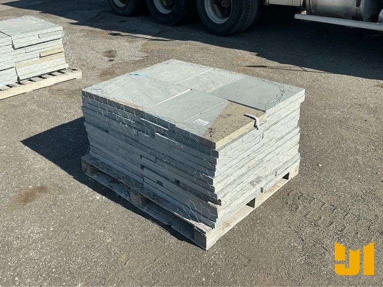 PALLET OF BLUE STONE PAVERS