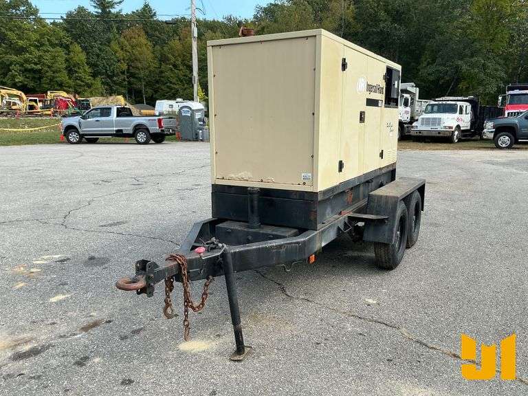 2001 INGERSOLL-RAND G80 80 KW TRAILER MOUNTED GENERATOR