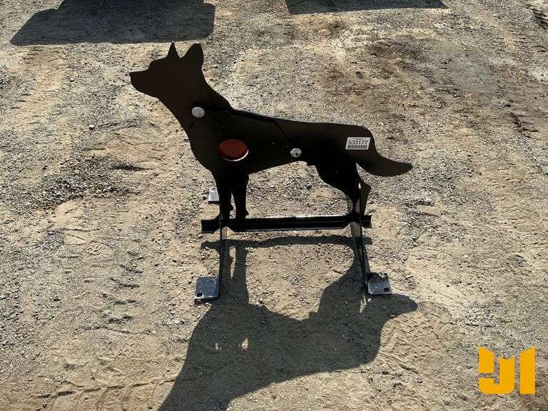 UNUSED KC 3/8" AR500 STEEL COYOTE SHOOTING TARGET