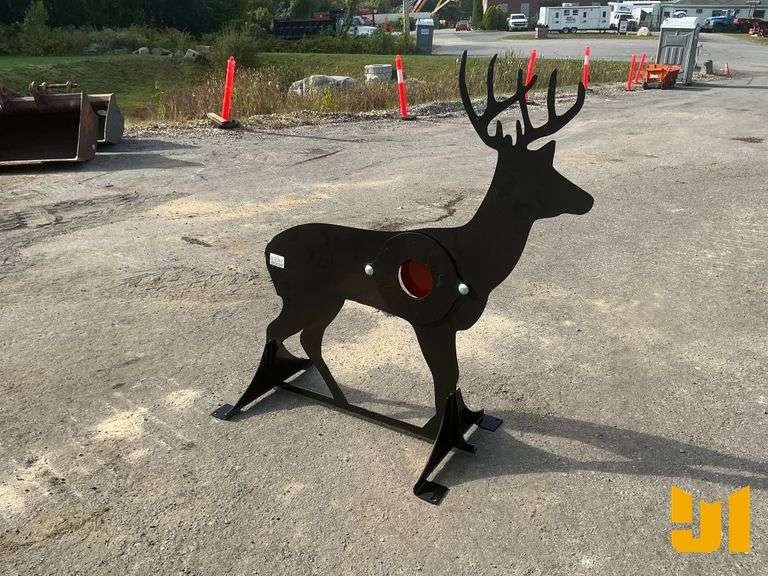UNUSED KC 3/8" AR500 STEEL DEER SHOOTING TARGET