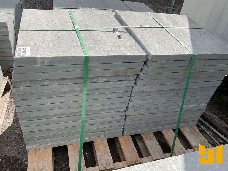 PALLET OF BLUE STONE PAVERS