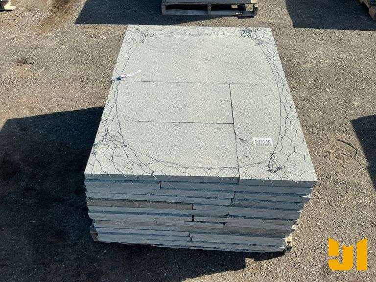 PALLET OF BLUE STONE PAVERS