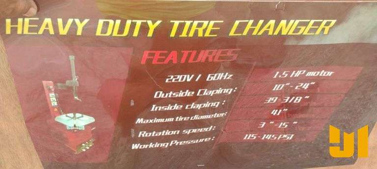 UNUSED 0J-822S HD TIRE CHANGER SN: 20250111