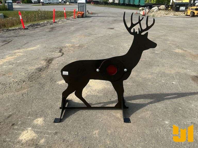 UNUSED KC 3/8" AR500 STEEL DEER SHOOTING TARGET