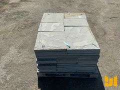 PALLET OF BLUE STONE PAVERS
