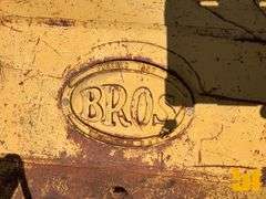 BROS VP-9D SINGLE DRUM VIBRATORY ROLLER SN: V-134