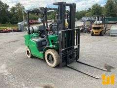 MITSUBISHI FG25N 4500 CUSHION TIRE FORKLIFT SN: AF17D41477
