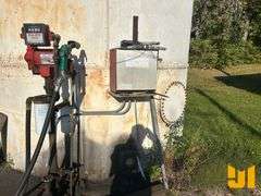 DIESEL 10000 GALLON BARREL AND FILL RITE PUMP WITH METER BULK FUEL TANK