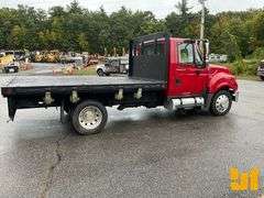 2012 INTERNATIONAL TERRASTAR SINGLE AXLE REGULAR CAB FLATBED TRUCK VIN: 1HTJSSKK5CJ590321