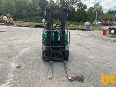 MITSUBISHI FG25N 4500 CUSHION TIRE FORKLIFT SN: AF17D41477