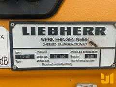 2018 LIEBHERR LTR1100 CRAWLER CRANE SN: 097620