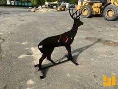 UNUSED KC 3/8" AR500 STEEL DEER SHOOTING TARGET