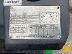 MITSUBISHI FG25N 4500 CUSHION TIRE FORKLIFT SN: AF17D41477