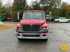 2012 INTERNATIONAL TERRASTAR SINGLE AXLE REGULAR CAB FLATBED TRUCK VIN: 1HTJSSKK5CJ590321