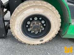 MITSUBISHI FG25N 4500 CUSHION TIRE FORKLIFT SN: AF17D41477