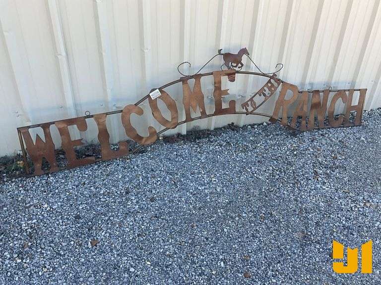 RANCH WELCOME SIGN