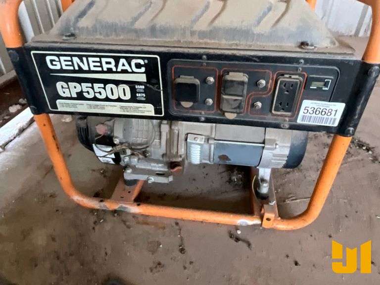 GENERAC GP 5500 5500 WATTS PORTABLE GENERATOR