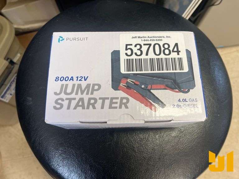 UNUSED PURSUIT 800A 12V JUMP STARTER