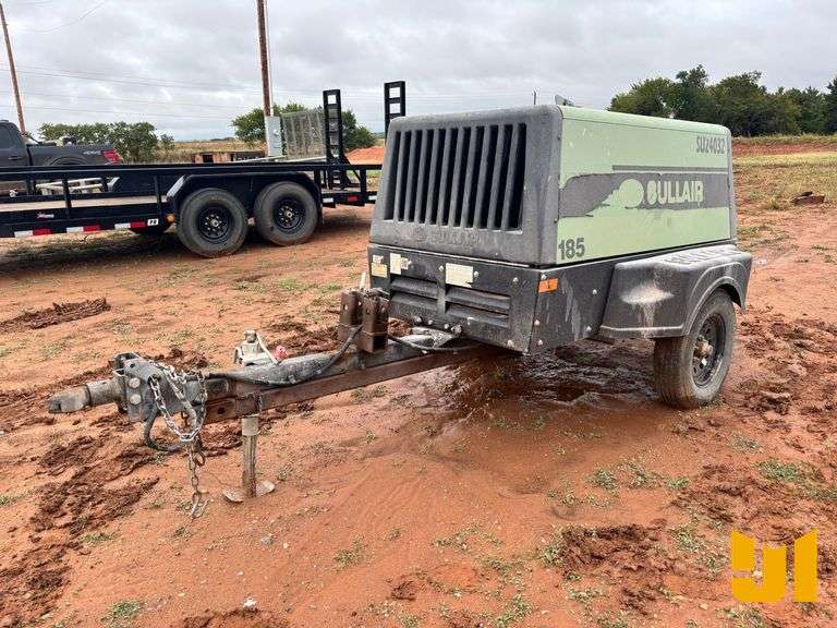 2024 SULLAIR 185/D/DPQ/KU 185 CFM TRAILER MOUNTED AIR COMPRESSOR SN: US0124050473