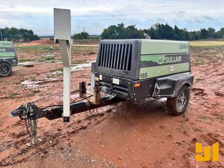 2024 SULLAIR 185/D/DPQ/KU 185 CFM TRAILER MOUNTED AIR COMPRESSOR SN: US0124050366