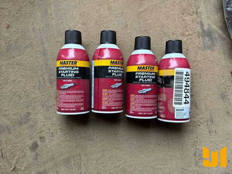 QTY OF (4) 7.2OZ PREMIUM STARTING FLUID