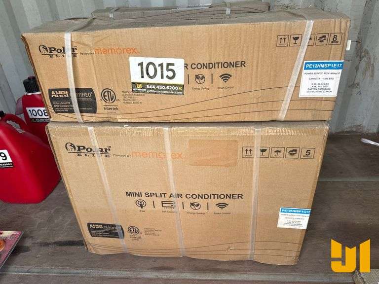 UNUSED POLAR ELITE PE12HMSP1C17 11500 BTU MINI SPLIT HEATING AND COOLING SYSTEM