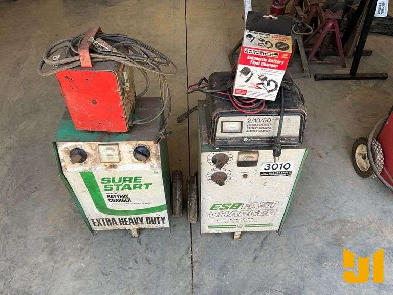 QTY OF (5) BATTERY CHARGERS